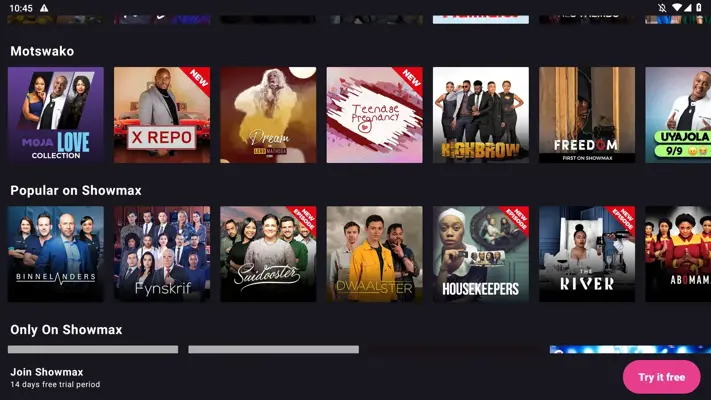 ShowMax android App screenshot 3