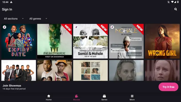 ShowMax android App screenshot 4