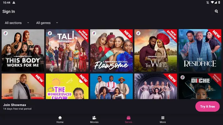 ShowMax android App screenshot 5