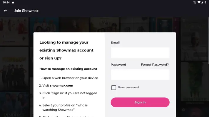 ShowMax android App screenshot 7